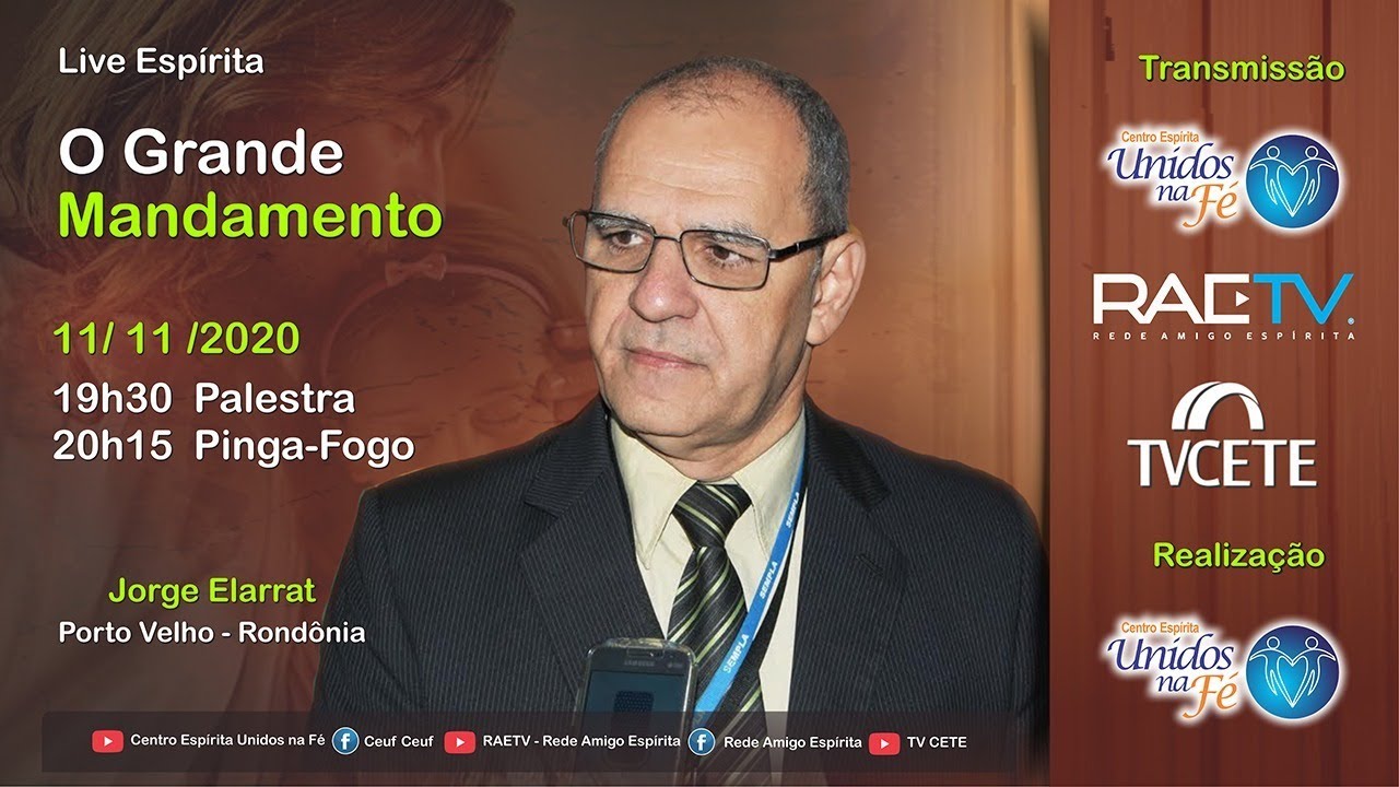 O GRANDE MANDAMENTO - LIVE com Jorge Elarrat (RO)
