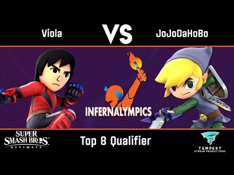 Viola (Mii Brawler) VS JoJoDaHoBo (Toon Link) - Top 8 Qualifier - Domino Effect: Infernalympics
