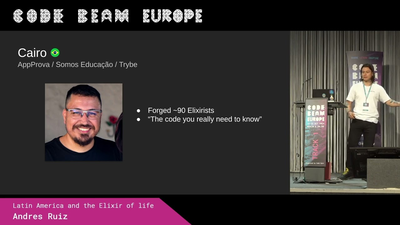 Latin America and the Elixir of Life - Andres Ruiz | Code BEAM Europe ...