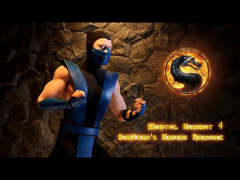 Mortal Kombat 4 - SubZero's Ending Remade in Unreal Engine 4