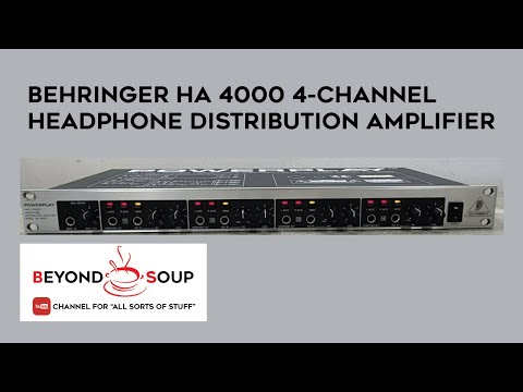 Behringer HA 4000 Headphone Distribution Amplifier image 6