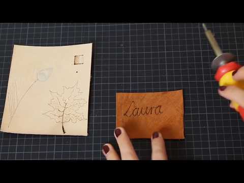 Tutorial - personliggør dit læder med en loddekolbe | DIY | Gusti Læder