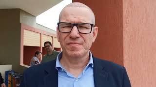 Reitor Fábio Hernandes da Unicentro destaca a inauguração da nova estrutura do Centro de Documentação e Memória - Cedoc/ Irati