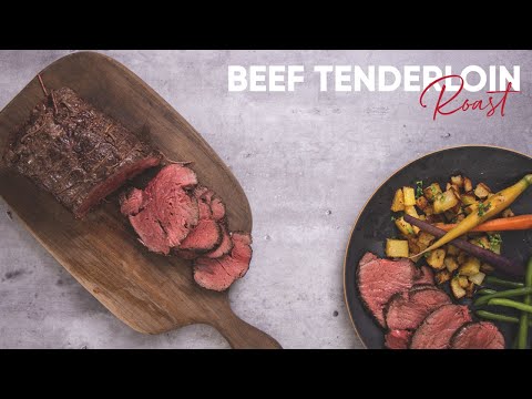 ULTIMATE SUNDAY FAMILY ROAST : Beef tenderloin with veggies!