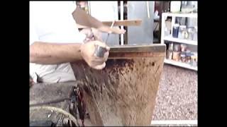 Making a glass stopper in Tarrha Glass