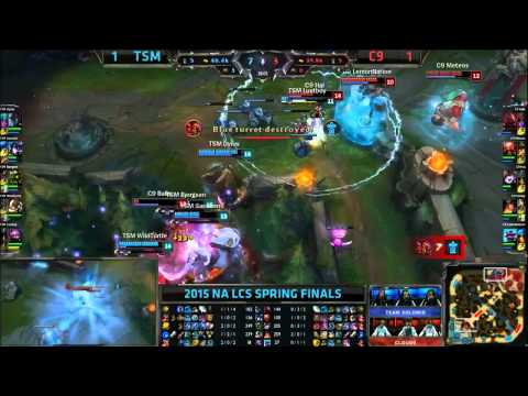 TSM vs C9 - Game 3 Highlights - NA LCS Spring Finals 2015
