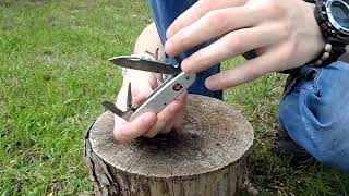 it was this the first swiss army knife hack in history??victorinox tricks-plumb bob
