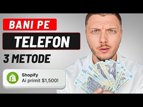 CUM SA FACI BANI PE TELEFON - 0 la €1000 ca incepator in 2026
