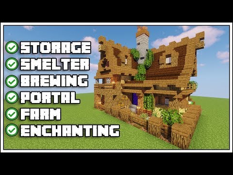 Minecraft One Chunk Ultimate Survival House Tutorial