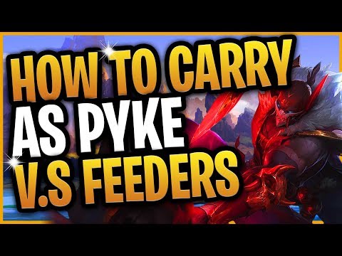 HOW TO CARRY AS PYKE WHEN EVERYONE IS FEEDING!!! PATCH 9.8 - League of Legends