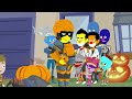 Elmo And Friends Halloween Trick Or Treat To Mr Johnson S House A Vyond Video