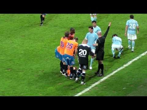 JoseZamora, rött kort, MFF-Halmstad 2011-04-11