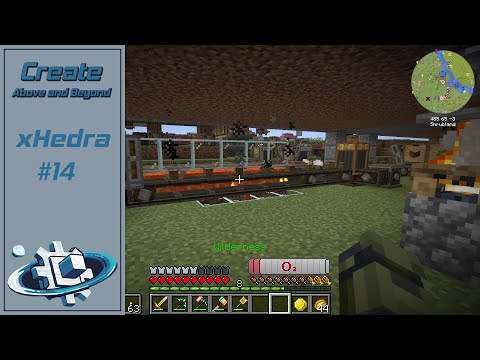 Create Above and Beyond E14 Mechnical Crafting, Nether Vine Farming and Mechanical Crafting