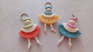 Cute Crochet Doll Keychain | Easy & Adorable DIY Gift Idea! 💕