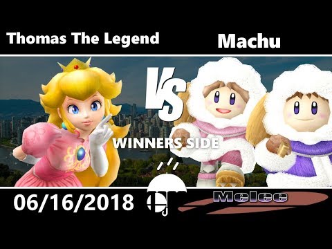 Rain City 2 Melee: Pools - Thomas The Legend (Peach) vs Machu (Ice Climbers, Fox)