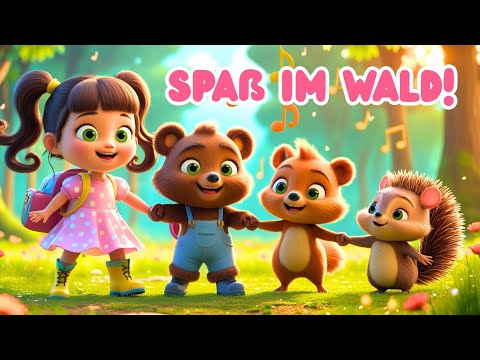 Mit Lila in den Wald! 🐿️🍯 Zählen, Singen & Spaß im Wald | Kinderlied von YaBoBo