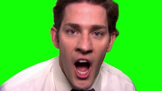 The Office Jim "what is going on?" green screen
