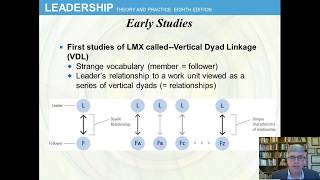 Leader-Member Exchange Theory (Chap 7) Leadership by Northouse, 8-10th eds.