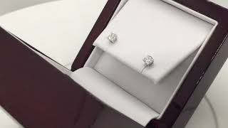Classic 4 Claw 'Basket Style' Stud Earrings - Australian Diamond Network