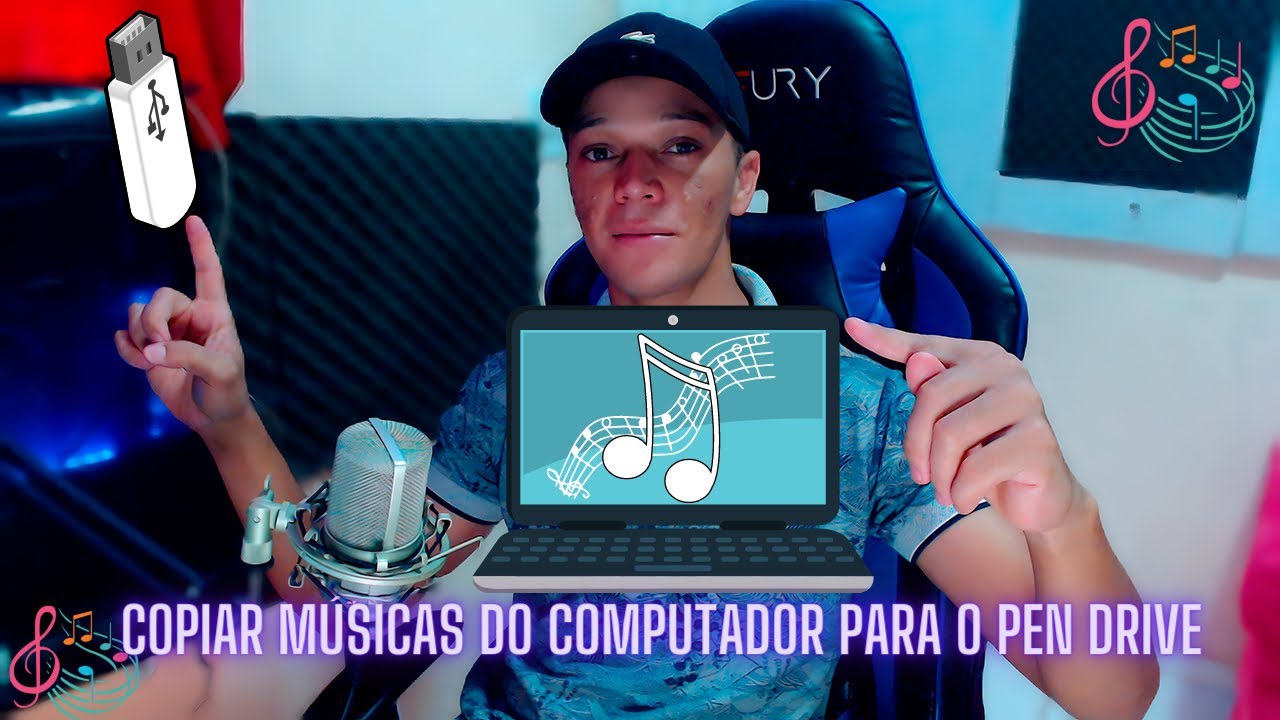 Como passar ou copiar músicas do computador para o pen drive (Passo a passo simplificado)