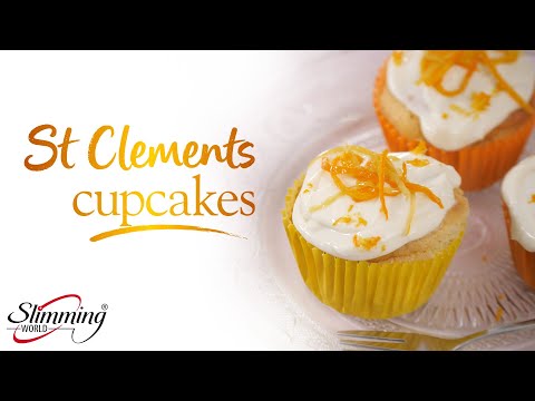 Slimming World St Clements fairy cupcakes - 3½ Syns each