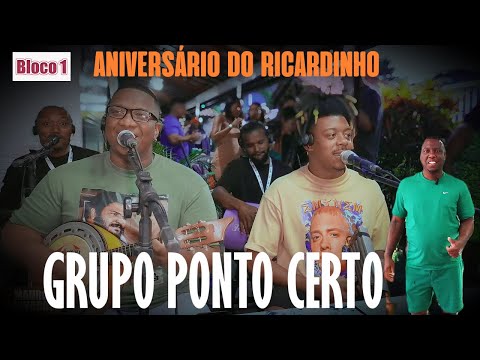 RODA DE SAMBA DO ANIVERSÁRIO DO RICARDINHO /GRUPO PONTO CERTO - PAGODE 2025 !