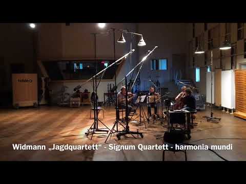 Widmann: Jagdquartett - opening section 1 (Signum Quartet)