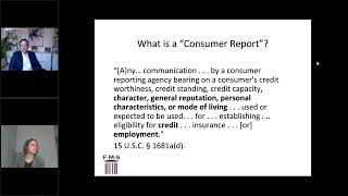 FCRA 101: What Every Legal Aid Lawyer Needs To Know