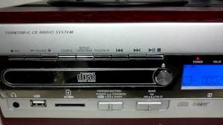 TURNTABLE CD RADIO USB SD/MMC