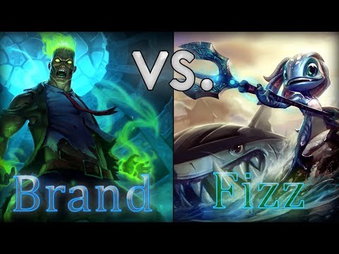 [LoL] League of Legends Ranked Solo Queue Platinum Mid Brand vs Fizz Season 4 - Full Game
