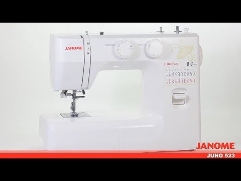 Siuvimo mašina Janome Juno 523 video
