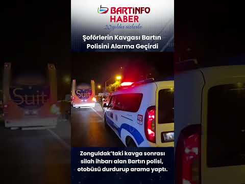 🚨 Otobüs Kavgası Bartın Polisini Alarma Geçirdi!