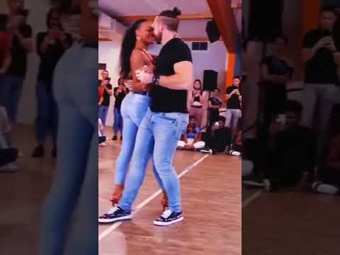 Kizomba Tutorial Dance with Isabelle & Félicien #kizomba