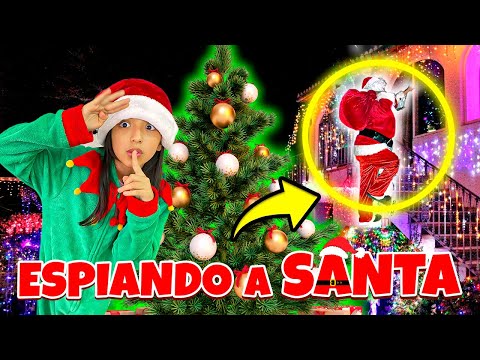 😱ESPÍE A SANTA Y ESTO PASO!🎅🏻¡DESCUBRÍ SU SECRETO!I Yo soy Aranza