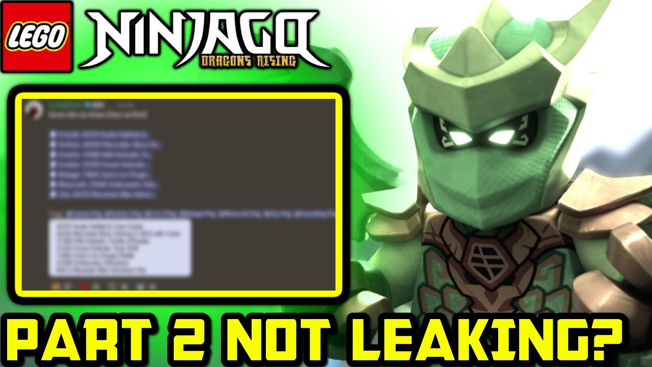 Season 4 Part 2 WON'T Leak? 👀 New Rumors and MORE News! Ninjago Dragons Rising Season 4 News!