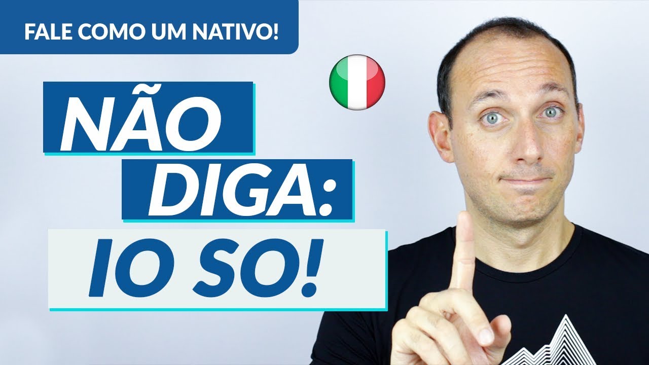 Os ERROS que NÃO te DEIXAM FALAR COMO UM ITALIANO NATIVO I Vídeo n.1 I Vou Aprender Italiano