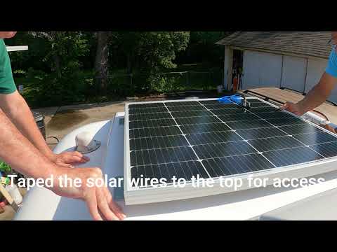 Solar Panel on a Casita
