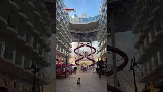 Interior balcony cabin on board Royal Caribbean