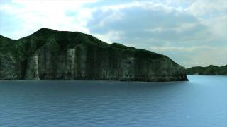 preview picture of video 'Nishinoshima, Oki Islands CG Terrain Images～Oki Islands Global Geopark, Japan～'