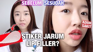 COBAIN STIKER BIBIR LIP FILLER! ADUH SAKIT!