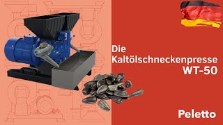 Filtre presse Peletto WT-50 Schneckenpresse zum Kaltpressen von Öl | 6 l/h à vendre - Image 2 | Machineryline CM Filtre presse Peletto WT-50 Schneckenpresse zum Kaltpressen von Öl | 6 l/h neuf | Image 2 - Machineryline