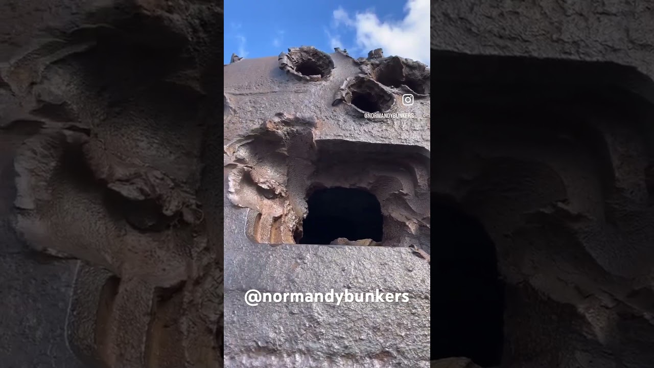 WW2 German armoured cupola at D-Day Omaha Museum in Normandy #ww2 #normandybunkers #dday80 #omaha