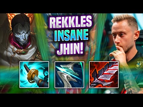 REKKLES IS INSANE WITH JHIN! - KC Rekkles Plays Jhin ADC vs Ezreal! | Season 2022