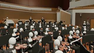 Rebuilding the Philharmonie Berlin in Blender – 2-minute development film