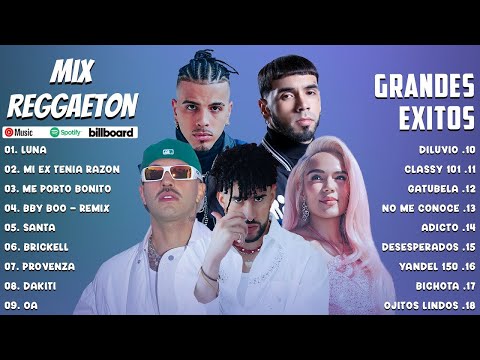 Feid, Karol G, Bad Bunny, Rauw Alejandro, Anuel AA Top Mix 2024 - Lo Mas Nuevo 2024  Mix Reggaeton