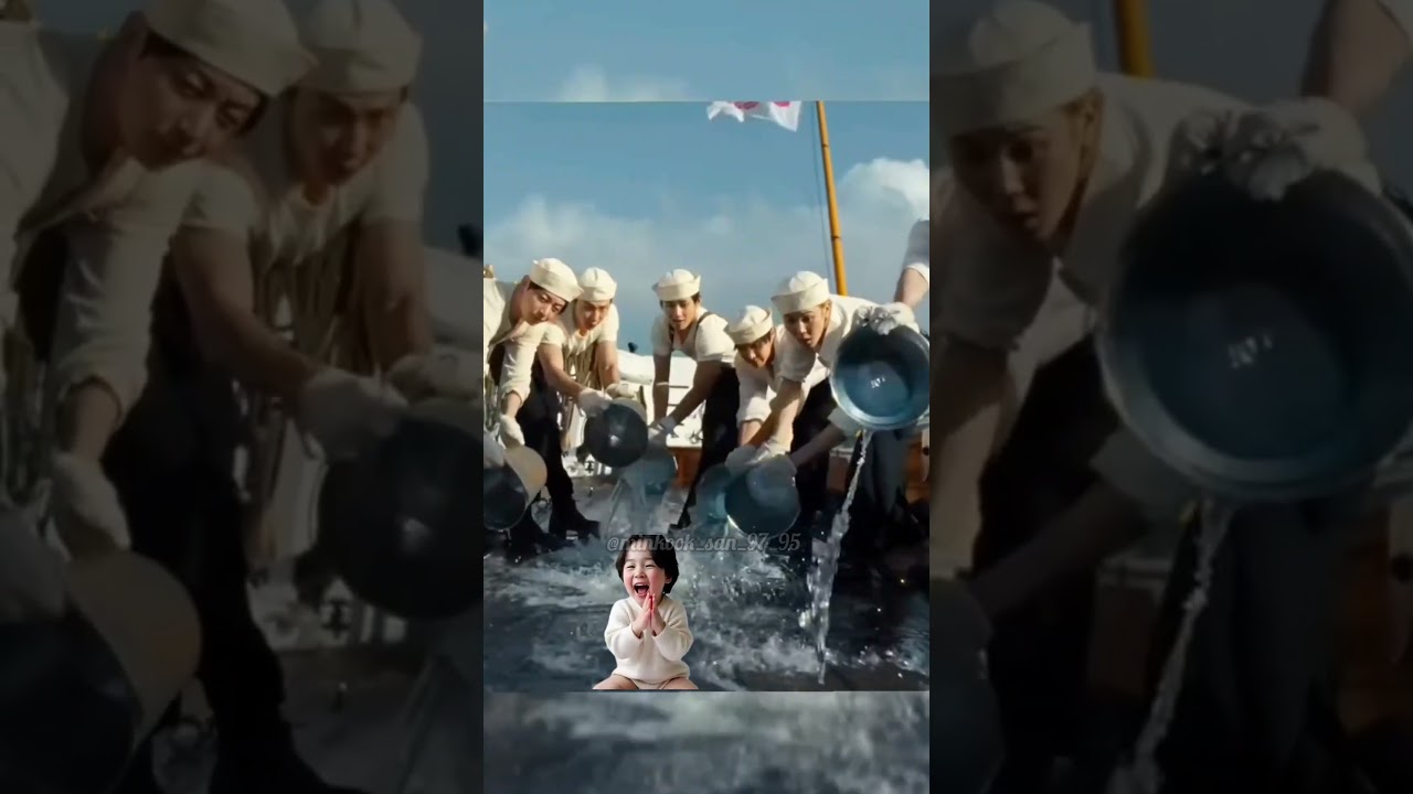 Mini fazendo participação especial no MV Swim dos papais e dos titios 🤭😍 #jikook #jikookisreal