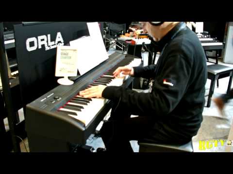Демонстрация звучания цифрового пианино Orla Stage Starter