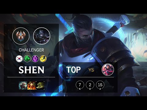 Shen Top vs Irelia - KR Challenger Patch 10.18
