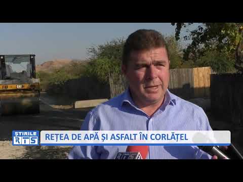 REȚEA DE APĂ ȘI ASFALT ÎN CORLĂȚEL