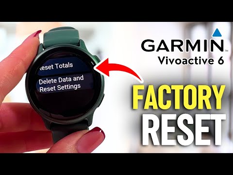 How to Easily Factory Reset Your Garmin Vivoactive 6 - Step-by-Step